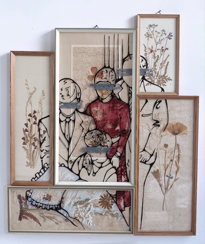Mixed Media works by Karo Knitter