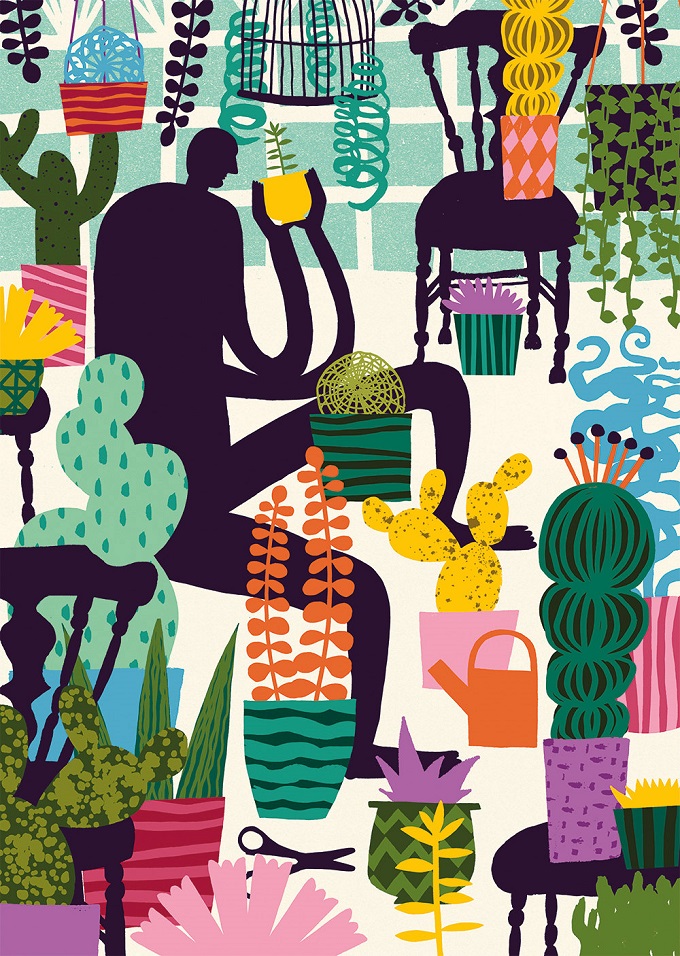 Cactus Poster - Marijke Buurlage