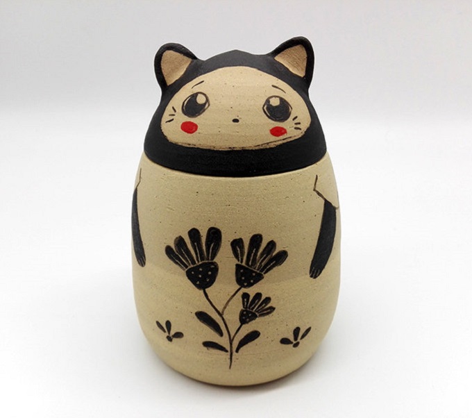 Ceramic Cat Box - Nini des Marronniers