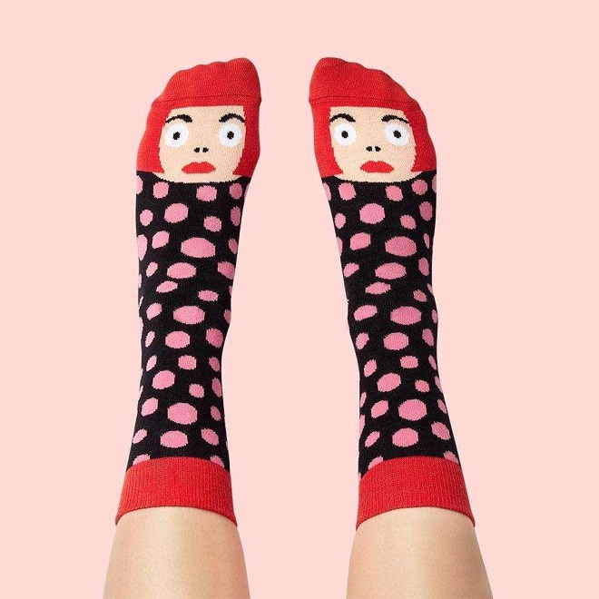 Illustrated Socks by Chatty Feet