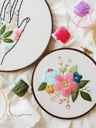 Embroidery by Cinder & Honey