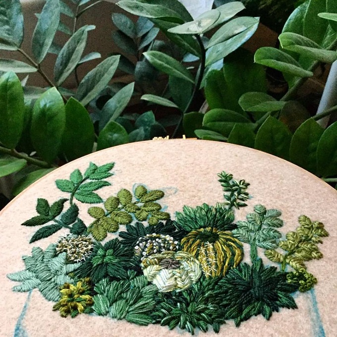 Embroidery by Defne Güntürkün