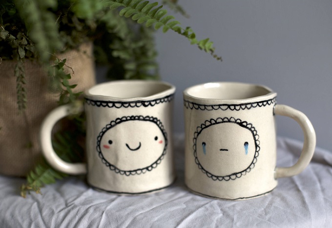 Double Trouble Mugs - Isobel Higley Ceramics