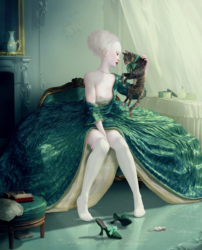 French Kiss. By Ray Caesar, 2009.