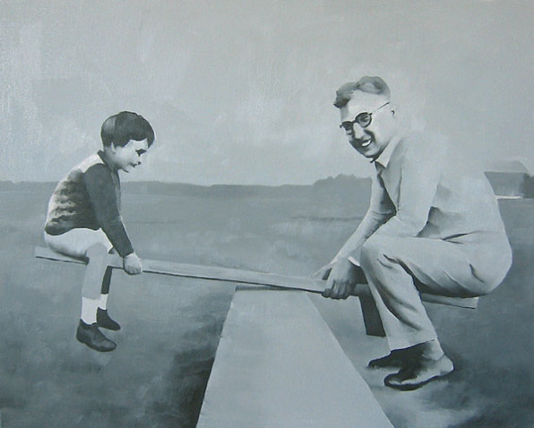 Father and son, by Jarek Puczel.