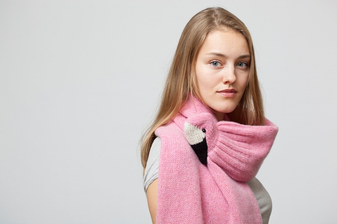 Flamingo Scarf - Nina Fuehrer