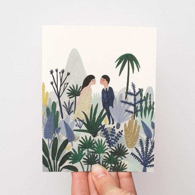 Forest Love Card - Kate Pugsley