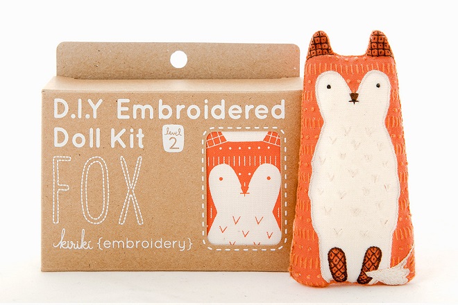 Fox Embroidery Kit / Kiriki Press