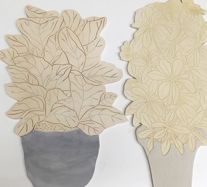 Ceramic Illustrations by Genevieve Dionne