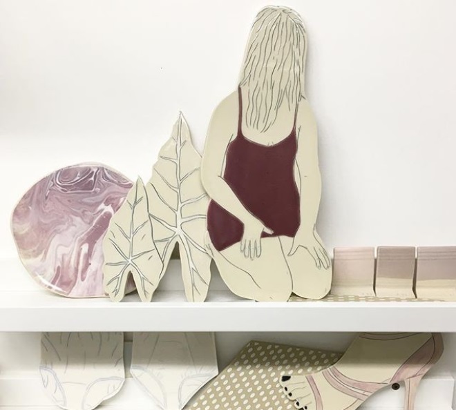 Ceramic Illustrations by Genevieve Dionne