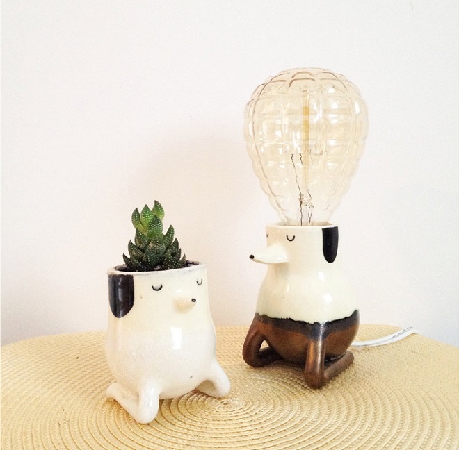 Planter & Lamp / Il Sung Na