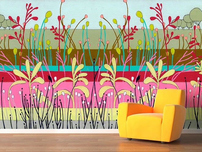 Flora Wallpaper / Jennifer Davis