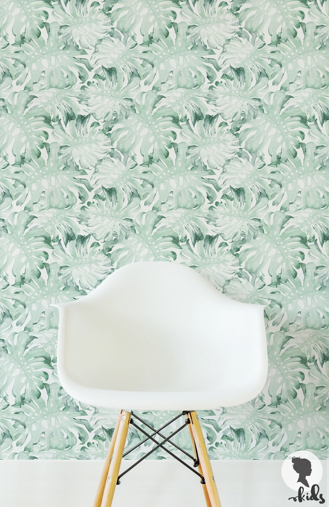Palm Leaves Wallpaper / Livette's Kids