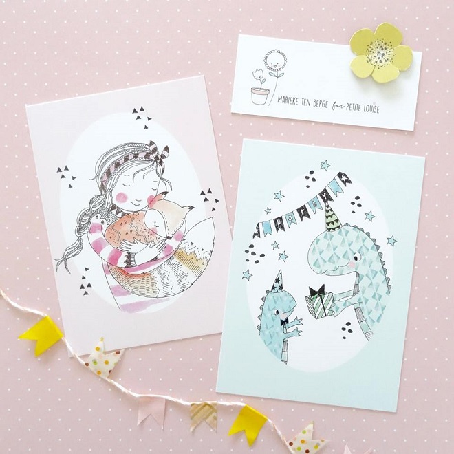Postcards by Marieke ten Berge