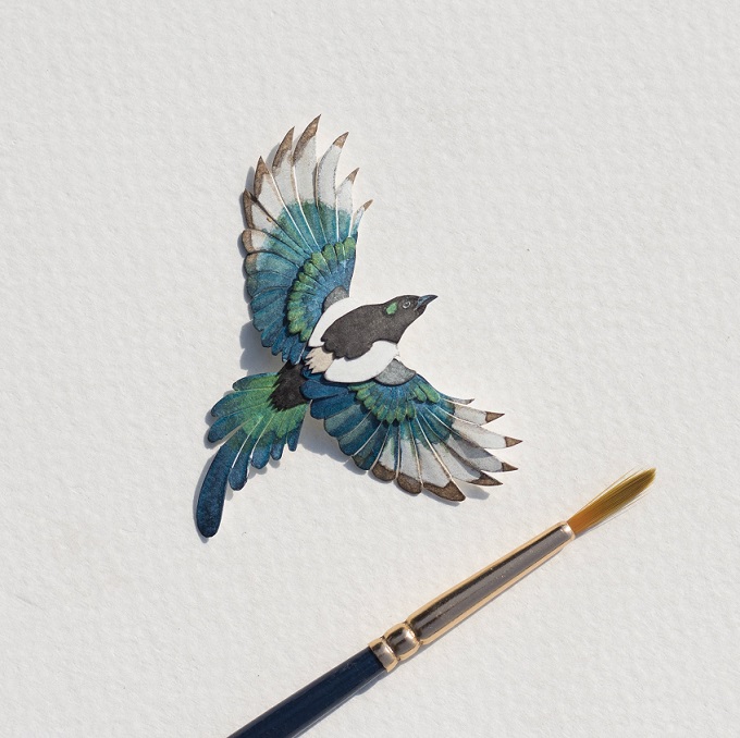 Papercut Birds by Nayan & Vaishali