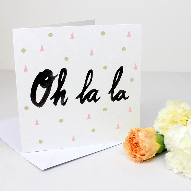 Oh La La Card - Ink Bandit