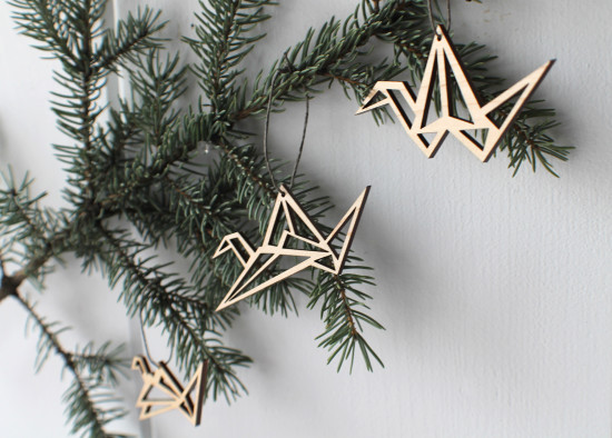Paper Crane ornaments : Havok Designs