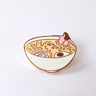 Ramen Lady Pin / Amy Victoria Marsh