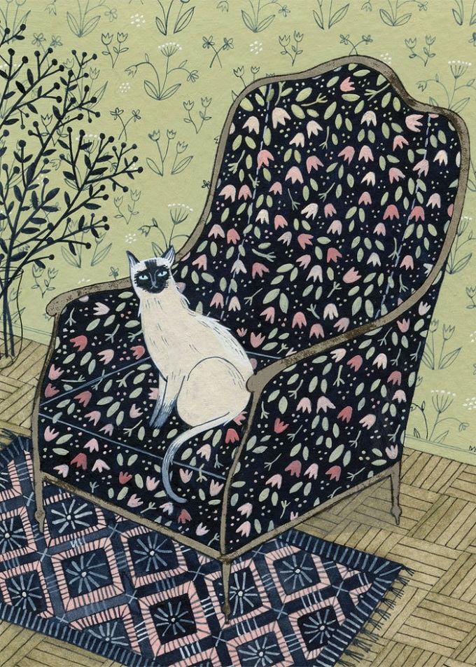 Siamese Cat Print - Yelena Bryksenkova