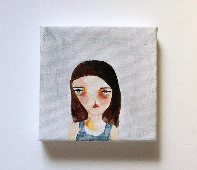 Small Painting - Pretty Little Thieves