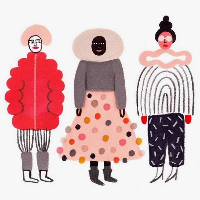 Stay Warm Art Print - Ilka Mészely1