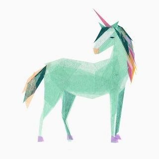 Unicorn Print / Tiny Fawn