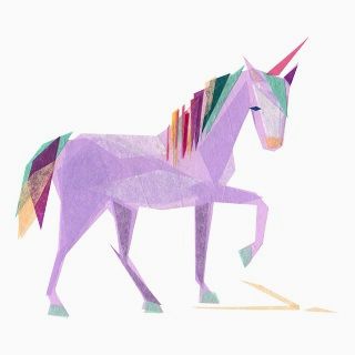 Unicorn Print / Tiny Fawn