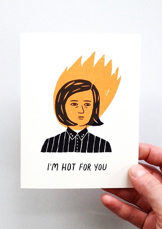 Hot for You Card / Triangle Trees