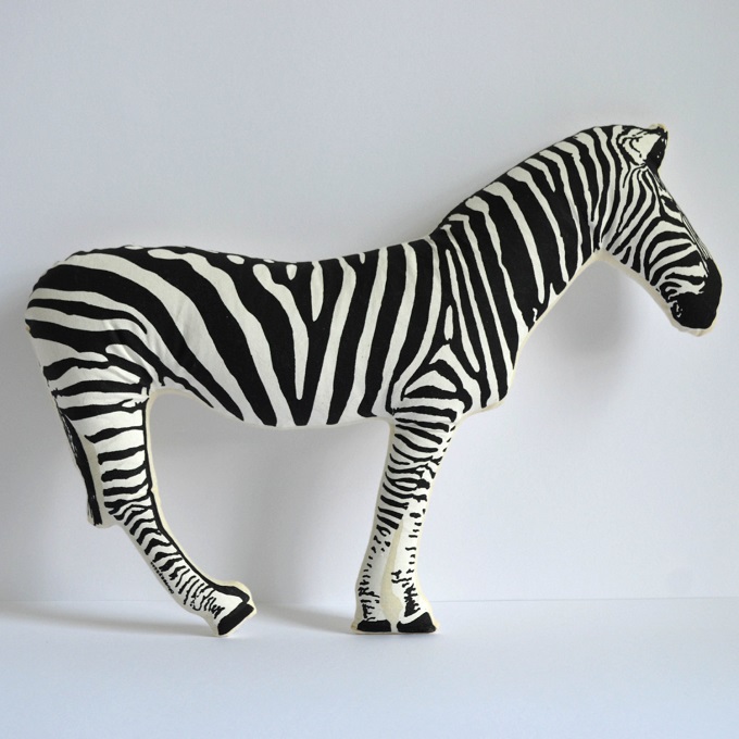 Zebra Pillow - Shannon Broder