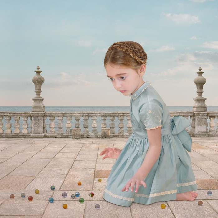 Girl with Marbles. Loretta Lux, 2005.