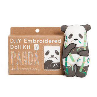 Panda Embroidery Kit