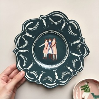 Dancing Ladies Plate