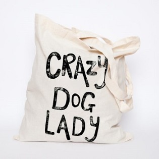 Dog Lady Tote Bag