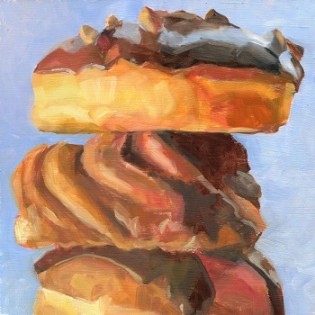 Donut Tower Painting