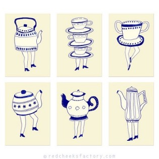 Dutch Tea Party Cards