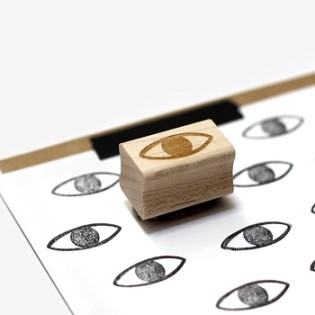 Eye Rubber Stamp