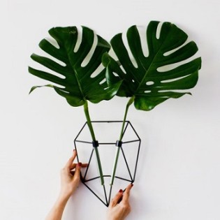 Geometric Metal Planter