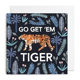 Go Get 'Em Tiger Card