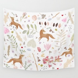 Little Foxes Tapestry