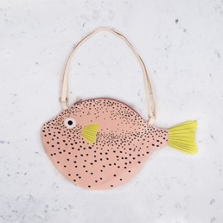 Pink Pufferfish Bag