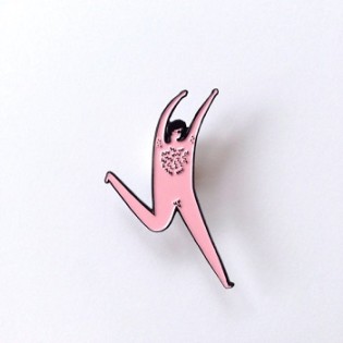 Running Man Pin
