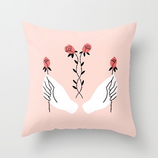 Roses Pillow Cover / Tallulah Fontaine
