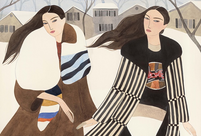 Kelly Beeman's illustrations for Marie Claire Italia - ArtisticMoods.com