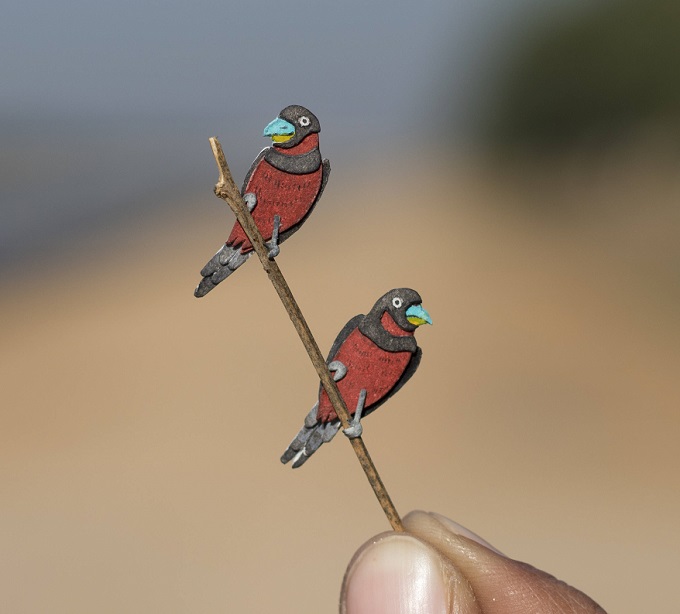 Papercut Birds by Nayan & Vaishali