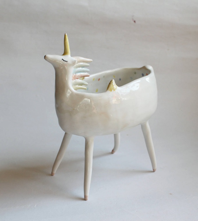 Sequin the Unicorn - CO Ceramics