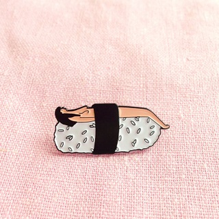 Sushi Lady Pin / Amy Victoria Marsh