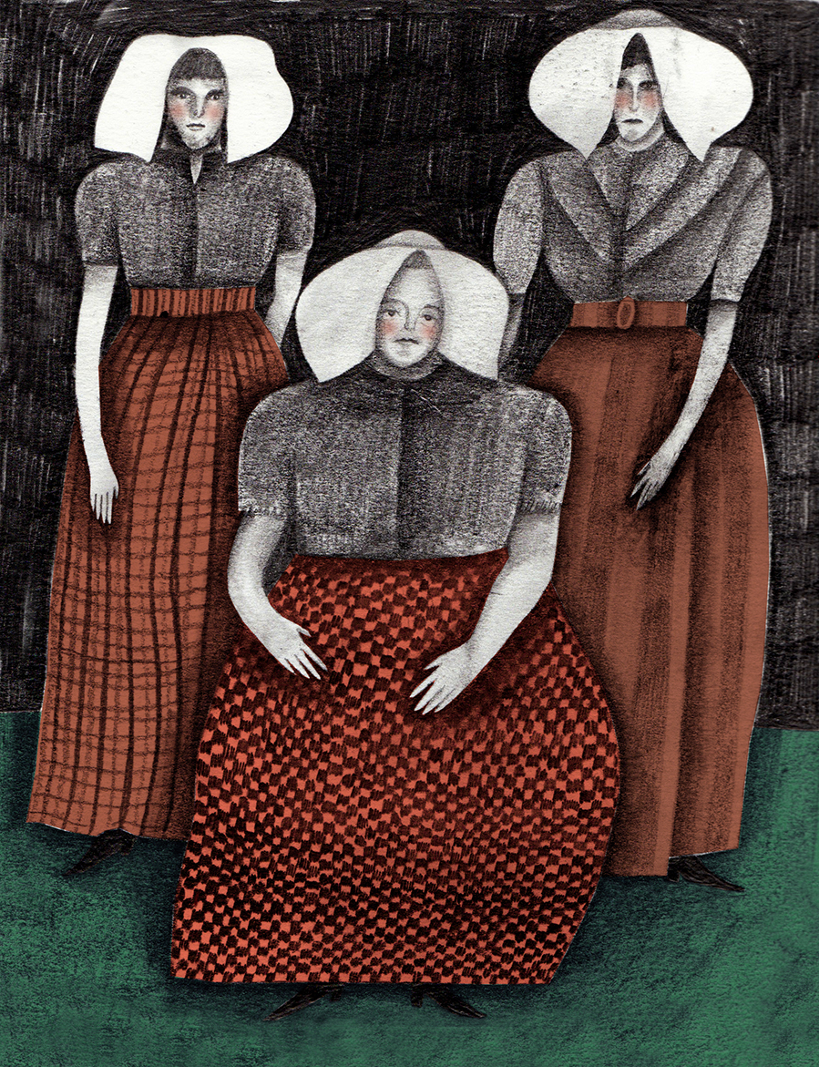 Three Dutch Women - Julia Soboleva